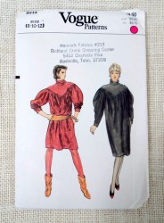 8414 LOOSE FIT PULLOVR STRT COLLAR YOKE DRESS PATTERN 8-12